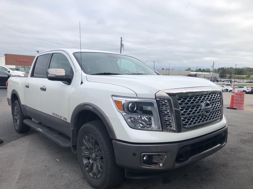 Pre-Owned 2018 Nissan Titan Platinum Reserve 4D Crew Cab in Paris ...